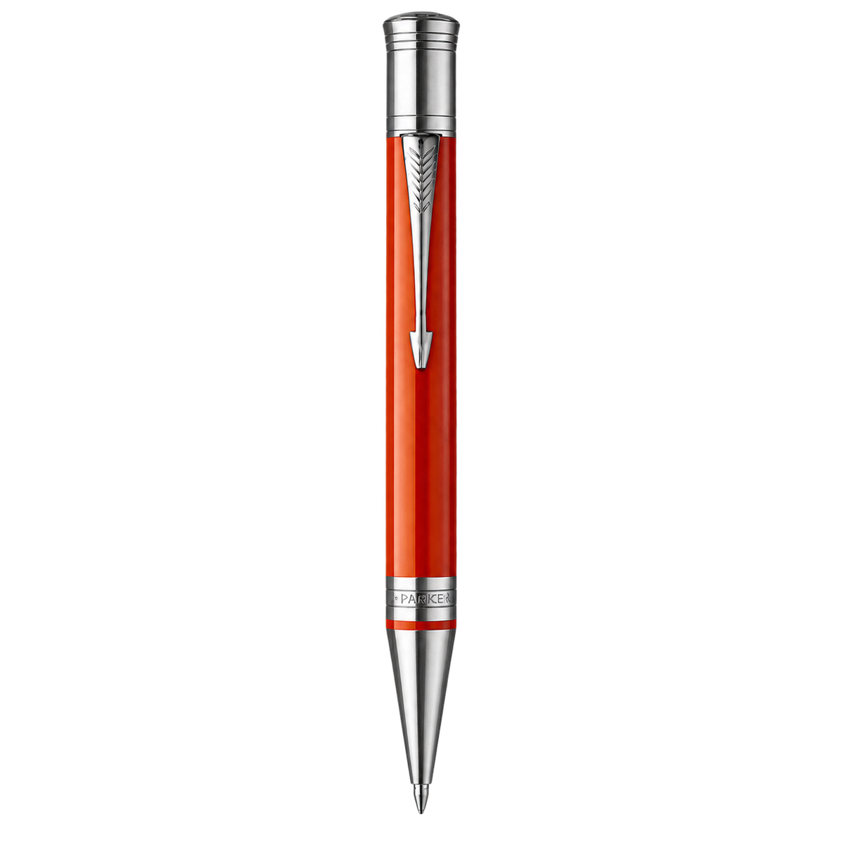 Parker Duofold Classic Big Red CT Ballpoint Pen – Palladium-Plated Trim