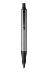 Parker IM Achromatic Matte Grey Ballpoint Pen with Black PVD Trim