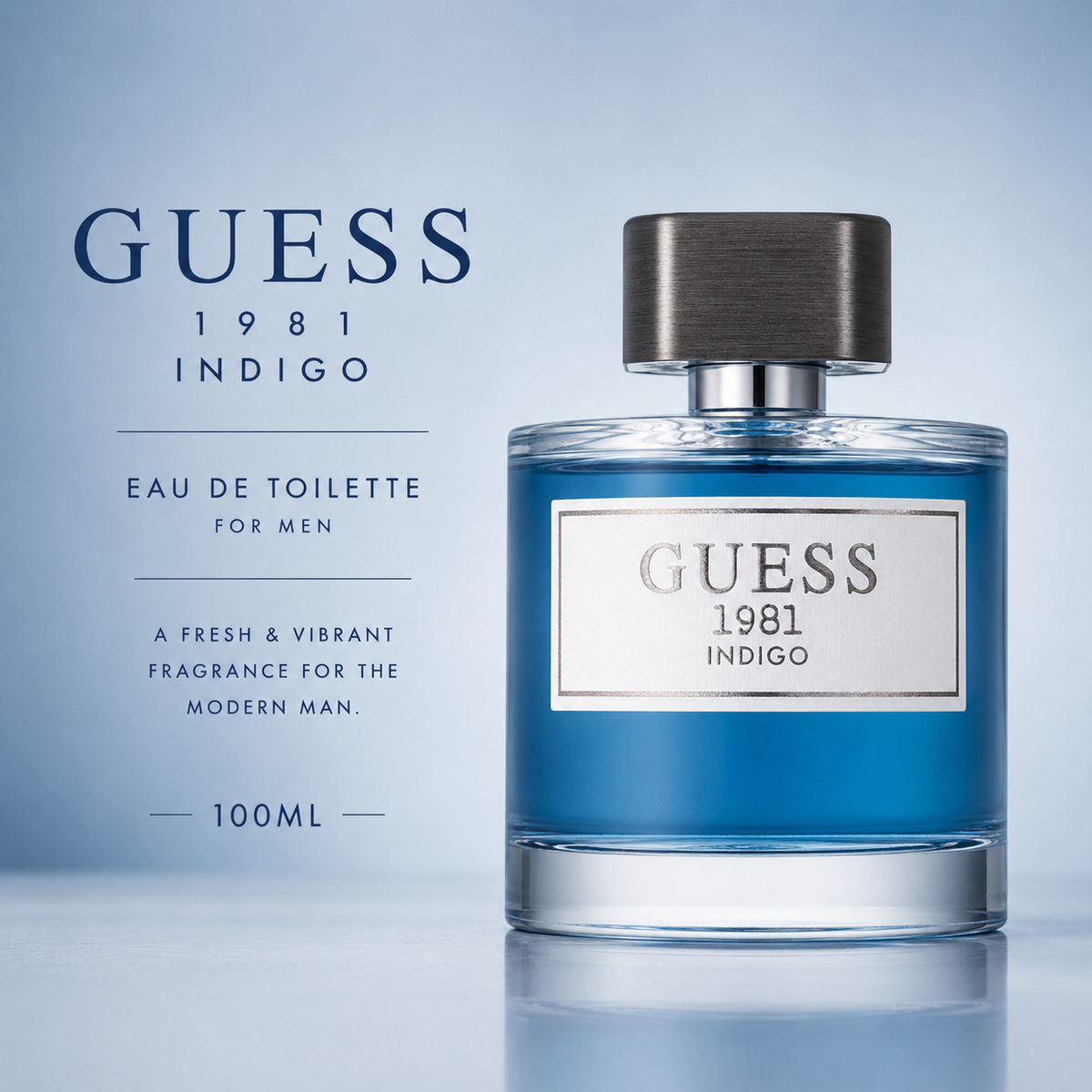 GUESS 1981 Indigo for Men Eau de Toilette – 100ml