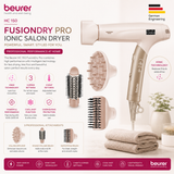 Beurer HC 150 FusionDry Pro ionic salon hair dryer, blow dryer styling tool