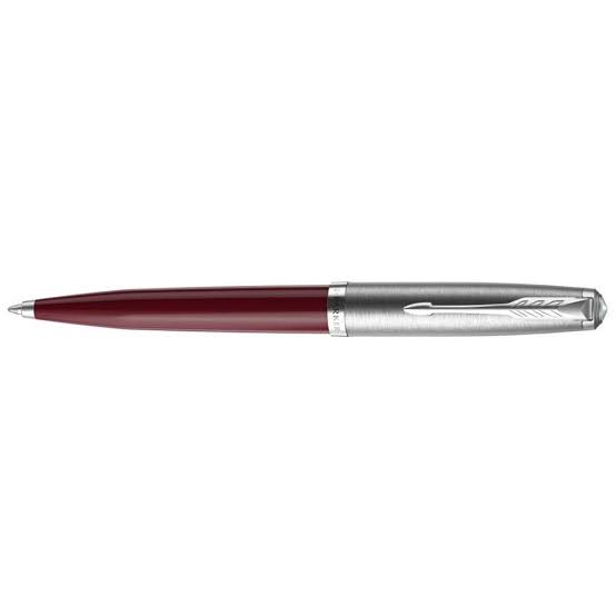 Parker 51 Ballpoint Pen – Burgundy with Chrome Trim | Premium Ballpoint Pen