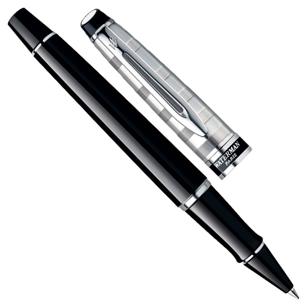 Waterman Expert Deluxe Black CT Rollerball Pen – Premium Writing Instrument