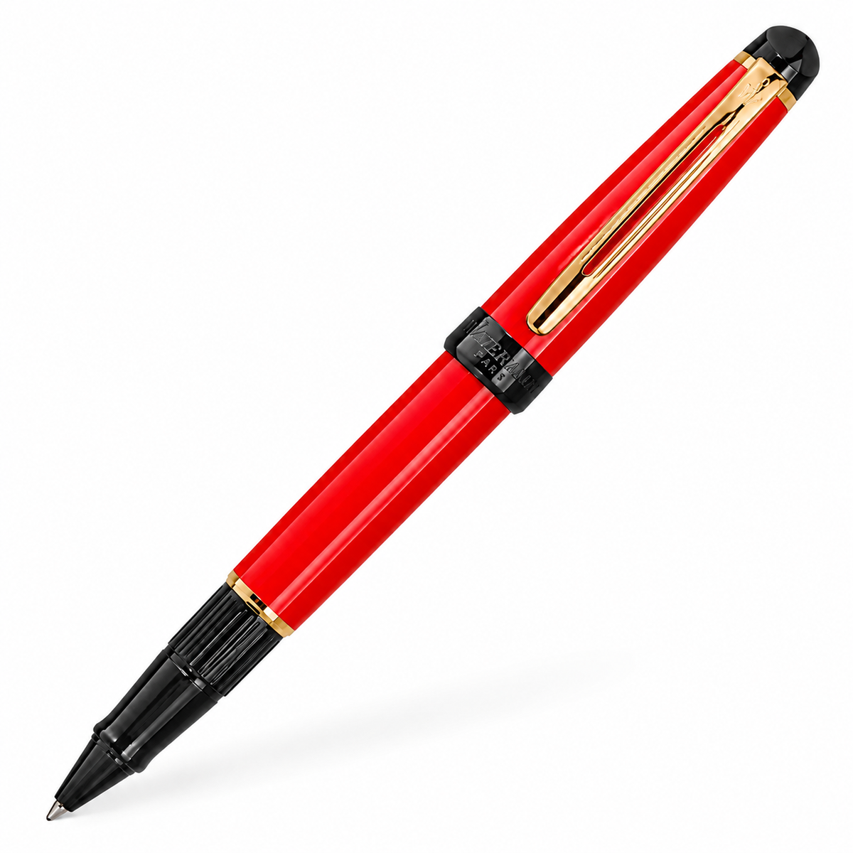 Waterman Phileas Rollerball Pen – Ruby Red Resin Body | Gold Trim