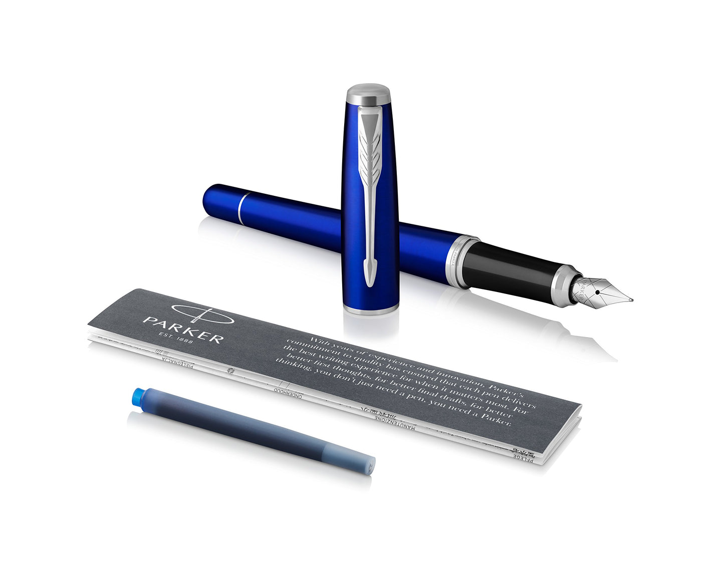 Parker Urban Core Fountain Pen – Night Sky Blue | Chrome Trim