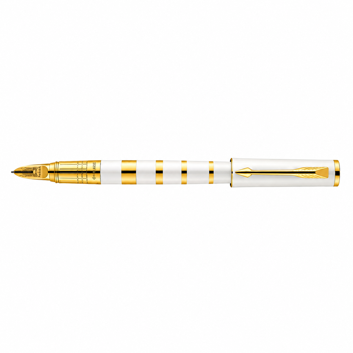 Parker Ingenuity Slim 5th Technology Rollerball Pen | Pearl & Metal GT, Fine