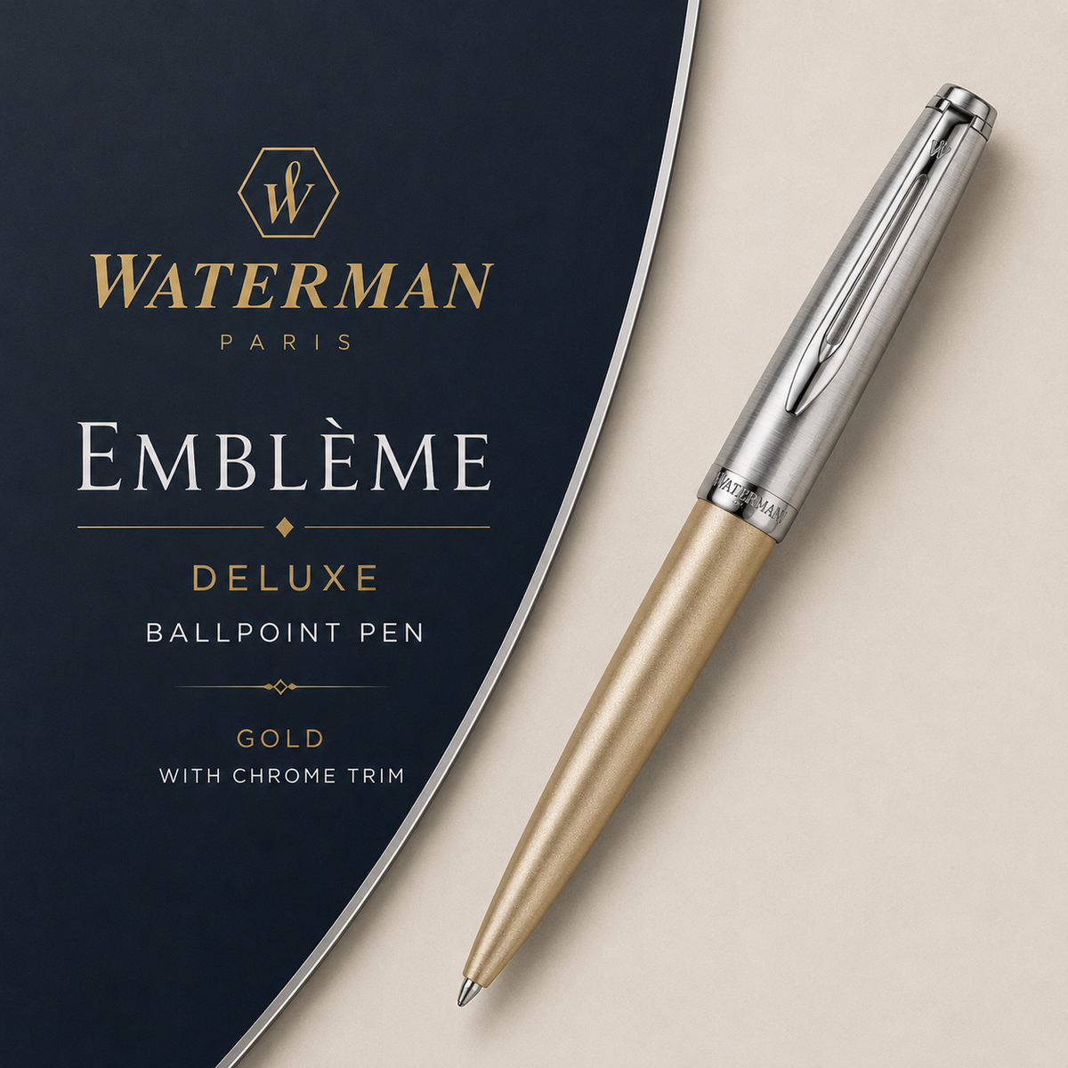 Waterman Emblème Deluxe Gold CT Ballpoint Pen
