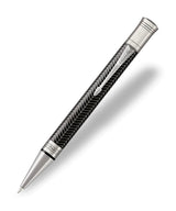 Parker Duofold Prestige Black Chevron CT Ballpoint Pen – Palladium-Plated Trim