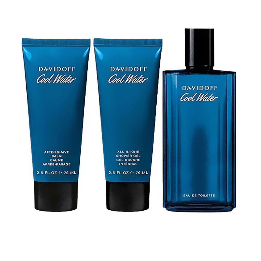 Davidoff Cool Water for Men Gift Set – EDT 125ml + Shower Gel 75ml + After Shave Balm 75ml