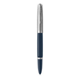 Parker 51 Rebirth Fountain Pen – Midnight Blue with Chrome Trim | Premium Fountain Pen