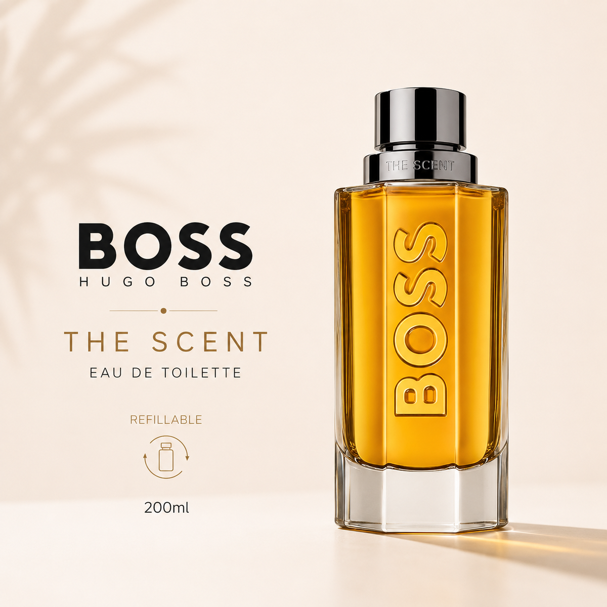 Hugo Boss The Scent Refillable Eau de Toilette – 200ml