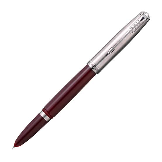 Parker 51 Rebirth Fountain Pen – Burgundy with Chrome Trim | Premium Fountain Pen