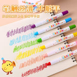 DEOXY Silky 24-Color Washable Crayons for Kids – Non-Toxic Lipstick Crayons