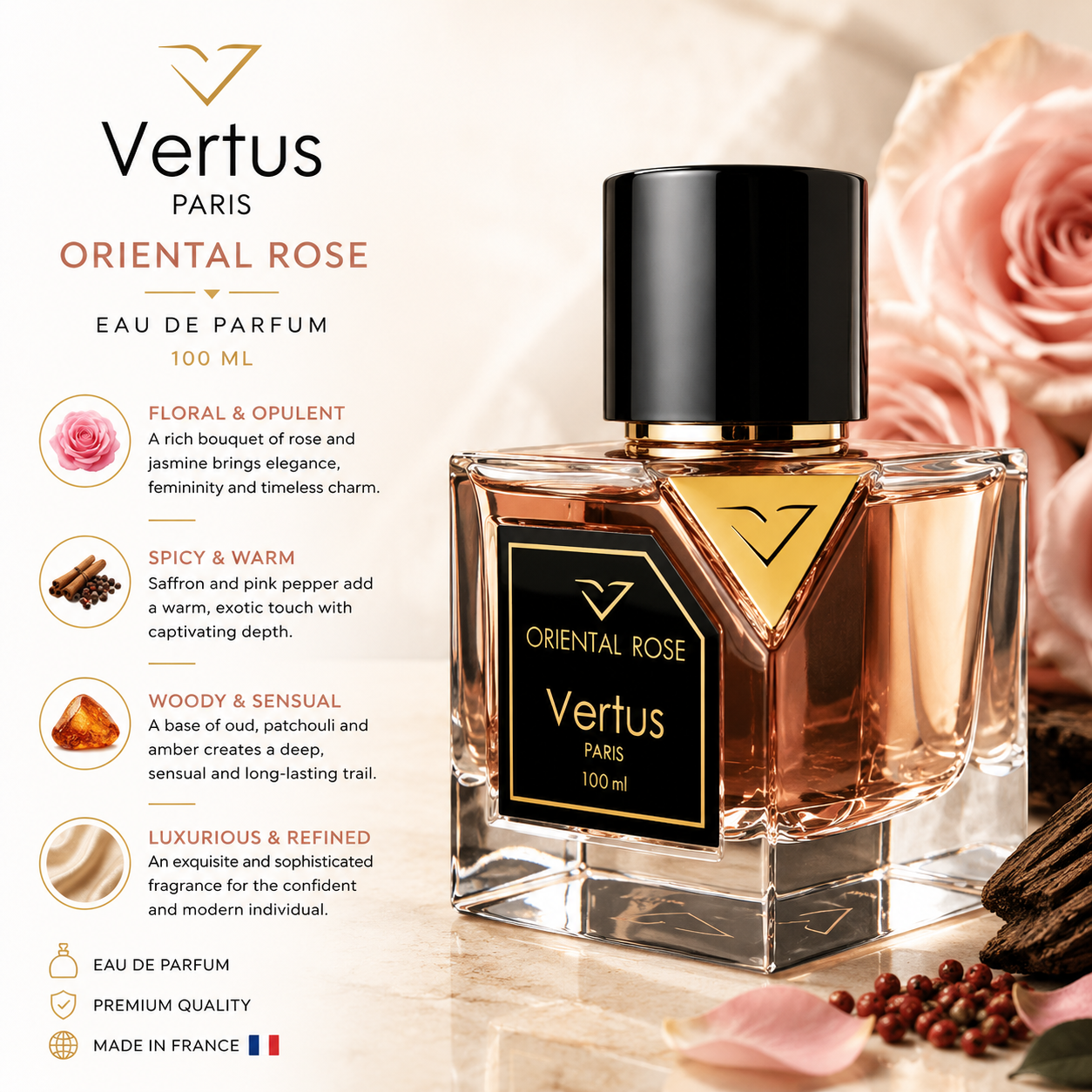 VERTUS ORIENTAL ROSE EDP 100 ML