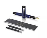 Parker Duofold Centennial CT Fountain Pen – Classic Blue & Black Luxury Pen