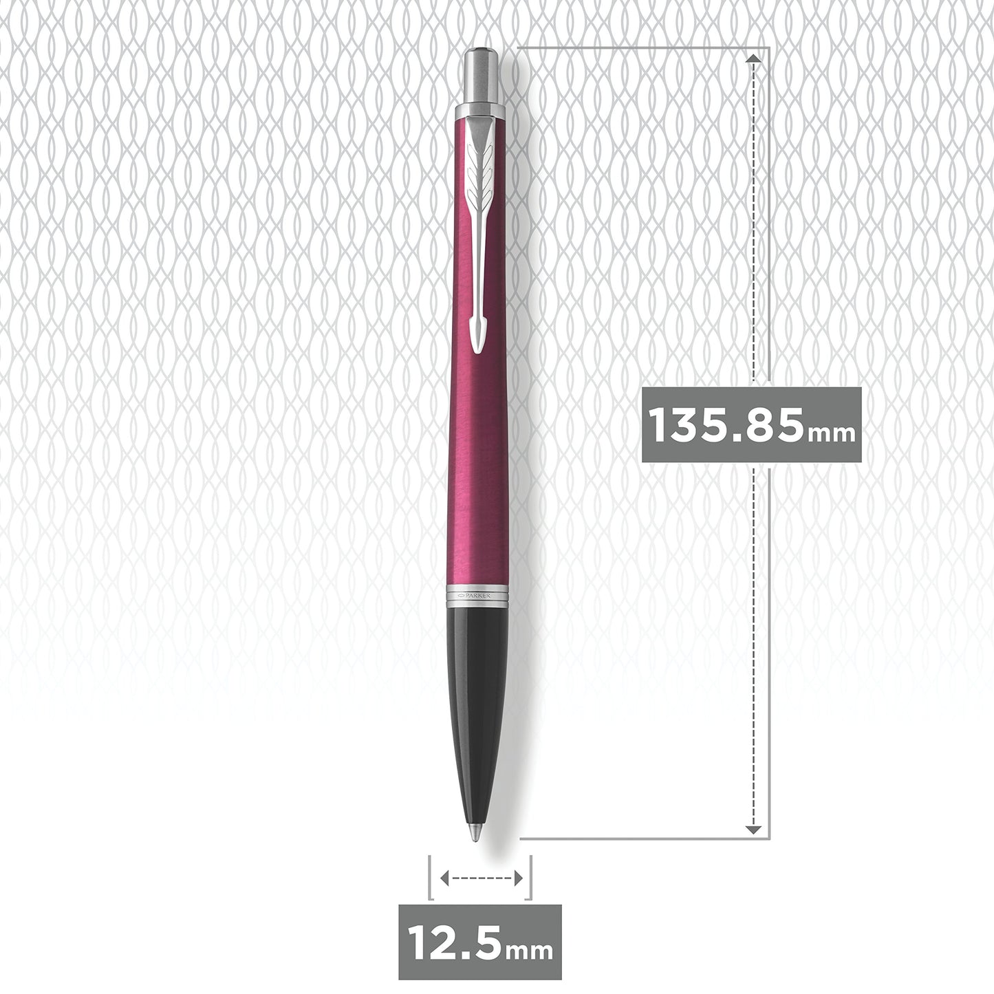 Parker Urban Ballpoint Pen – Vibrant Magenta | Chrome Trim