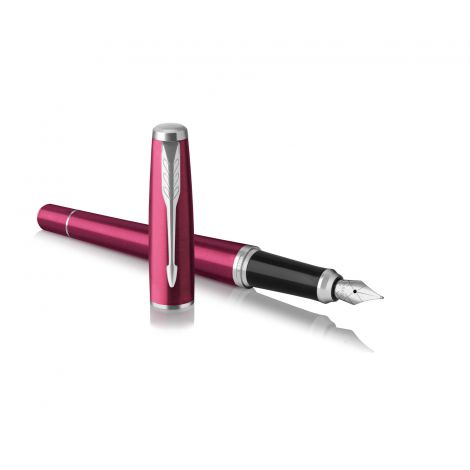 Parker Urban Metro Muted Black Chrome Trim Fountain Pen