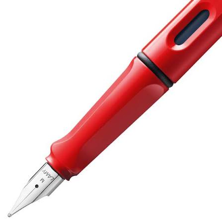 Lamy Safari Red Fountain Pen – Medium Nib