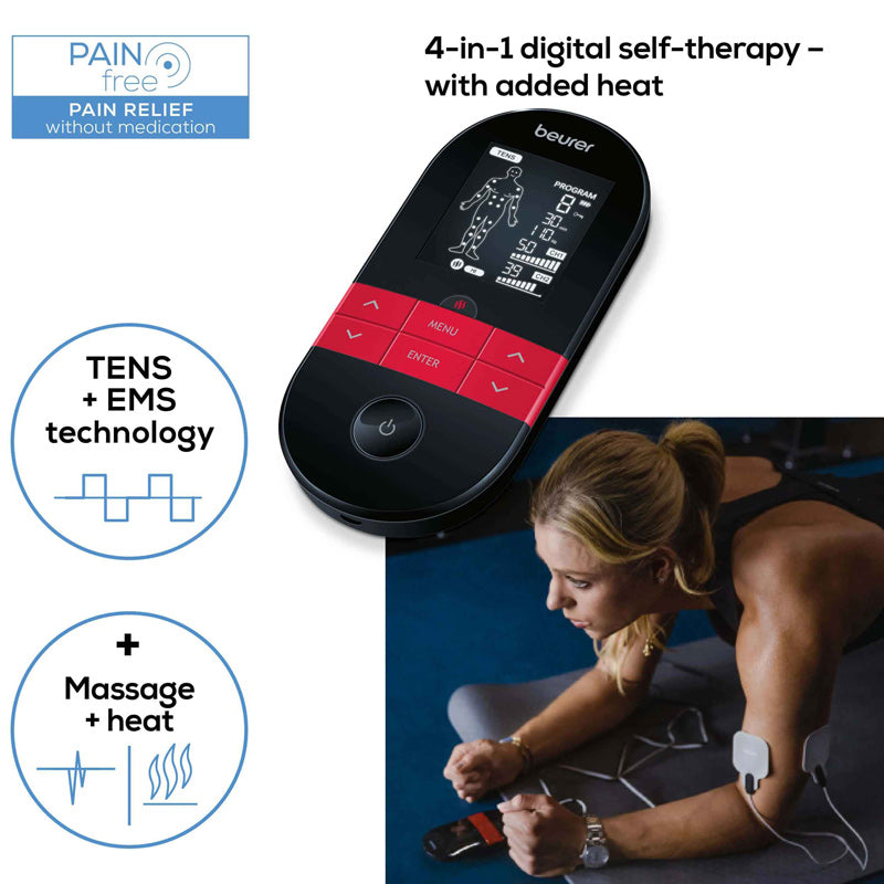 Beurer EM 59 digital TENS/EMS device with heat function, pain-relief unit, additional view 3