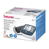 Beurer BM 40 upper arm blood pressure monitor with cuff, white digital BP device, additional view 6