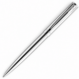 Waterman Graduate Ballpoint Pen – Brushed Stainless Steel | Medium Point | Blue Ink