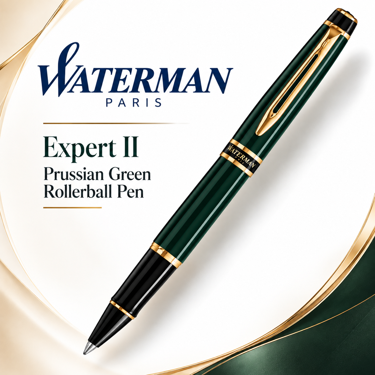 Waterman Expert II Prussian Green Rollerball Pen