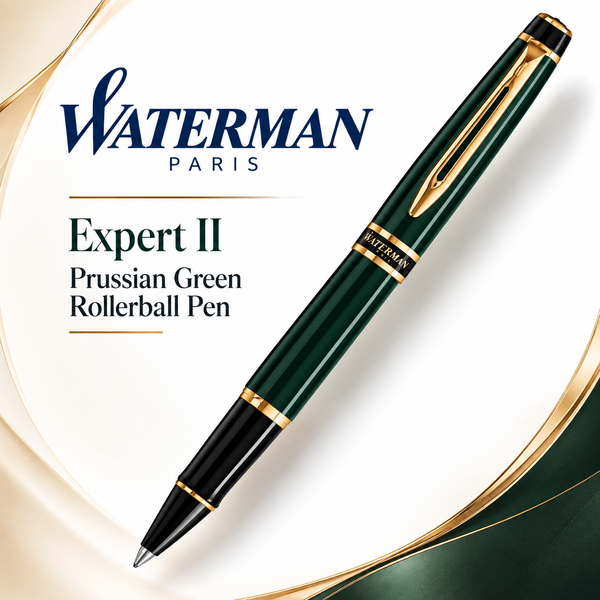 Waterman Expert II Prussian Green Rollerball Pen