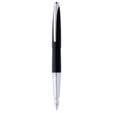 Cross ATX Basalt Black Fountain Pen – Chrome-Plated Trim & Stainless Steel Nib | 886-3