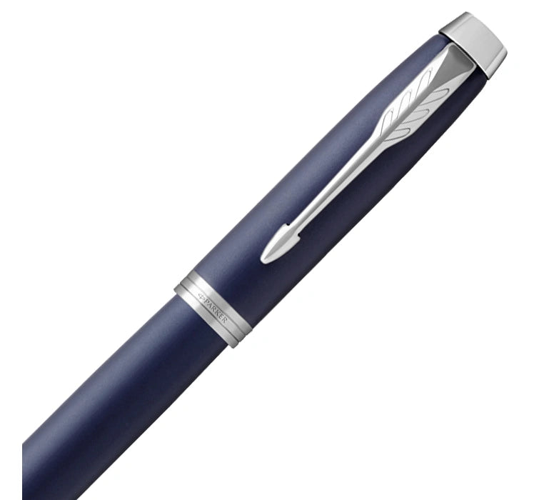 Parker IM Fountain Pen – Matte Blue with Chrome Trim | Premium Fountain Pen