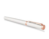 Parker Ingenuity Slim 5th Technology Rollerball Pen | Pearl & Pink Gold Trim, Fine