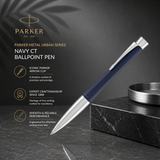 Parker Urban Metal Series Navy CT Ballpoint Pen