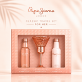 Pepe Jeans Classic Travel Set For Her – EDP 30ml + Body Lotion 50ml + Shower Gel 50ml