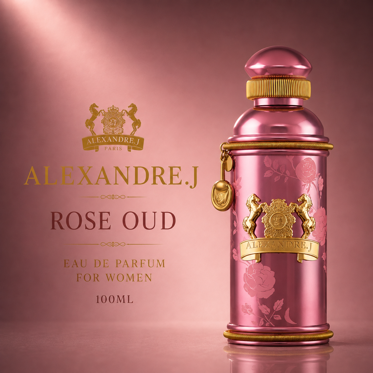 Alexandre.J Rose OUD For Women EDP 100Ml