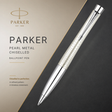 Parker Pearl Metal Chiselled Ballpoint Pen
