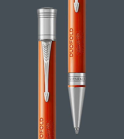 Parker Duofold Classic Big Red CT Ballpoint Pen – Palladium-Plated Trim