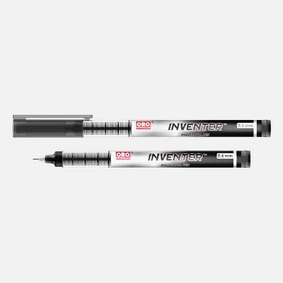 Oro Inventor Black & Blue Rollerball Pen | Premium Executive Writing Pen