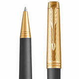 Parker Premier Custom Storm Grey GT Ballpoint Pen