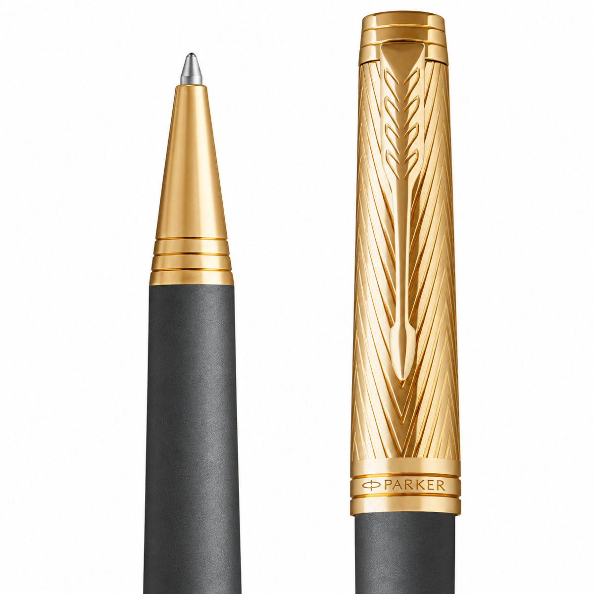 Parker Premier Custom Storm Grey GT Ballpoint Pen