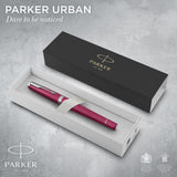 Parker Urban Rollerball Pen – Vibrant Magenta | Chrome Trim