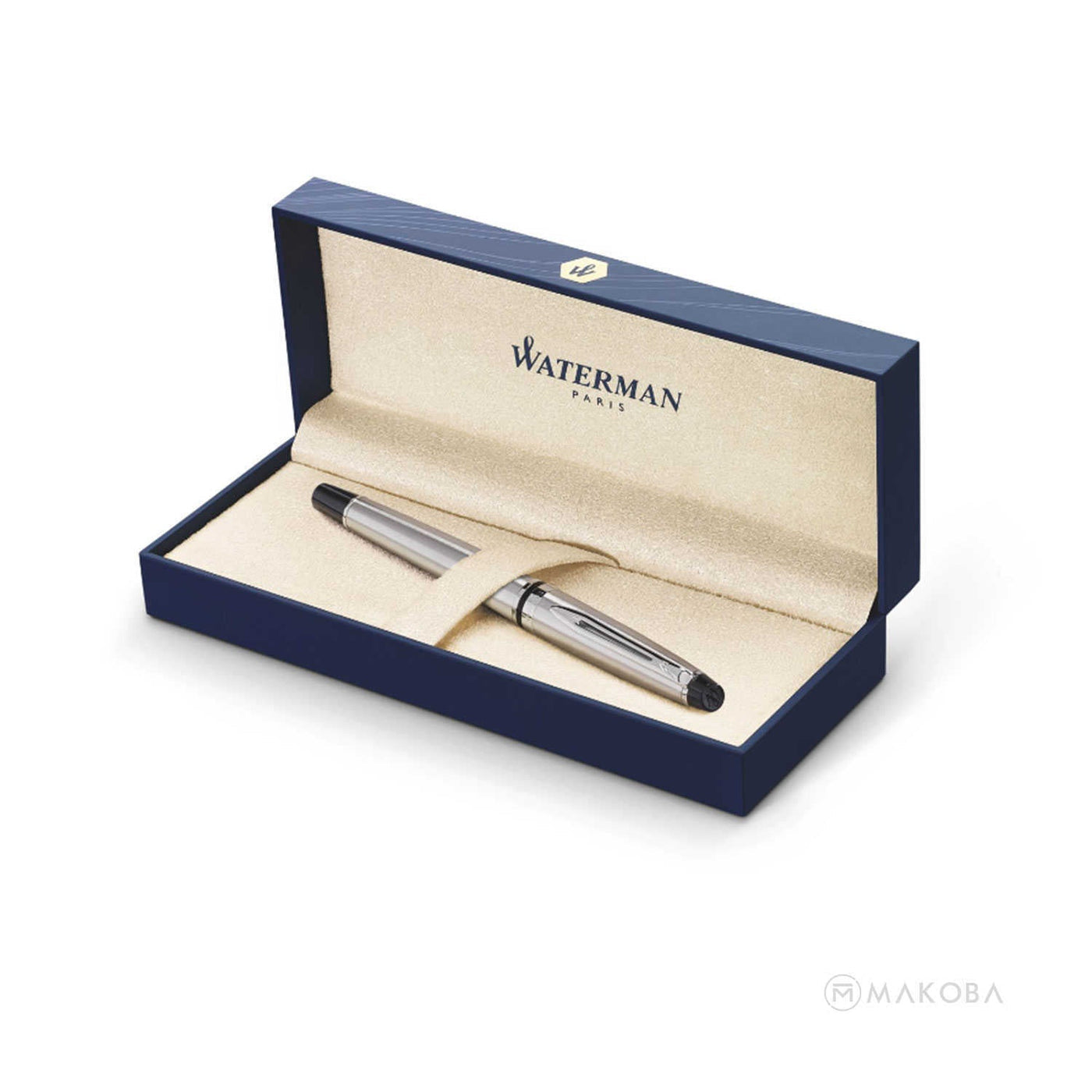 Waterman Expert Stainless Steel CT Fountain Pen – Premium Writing Instrument