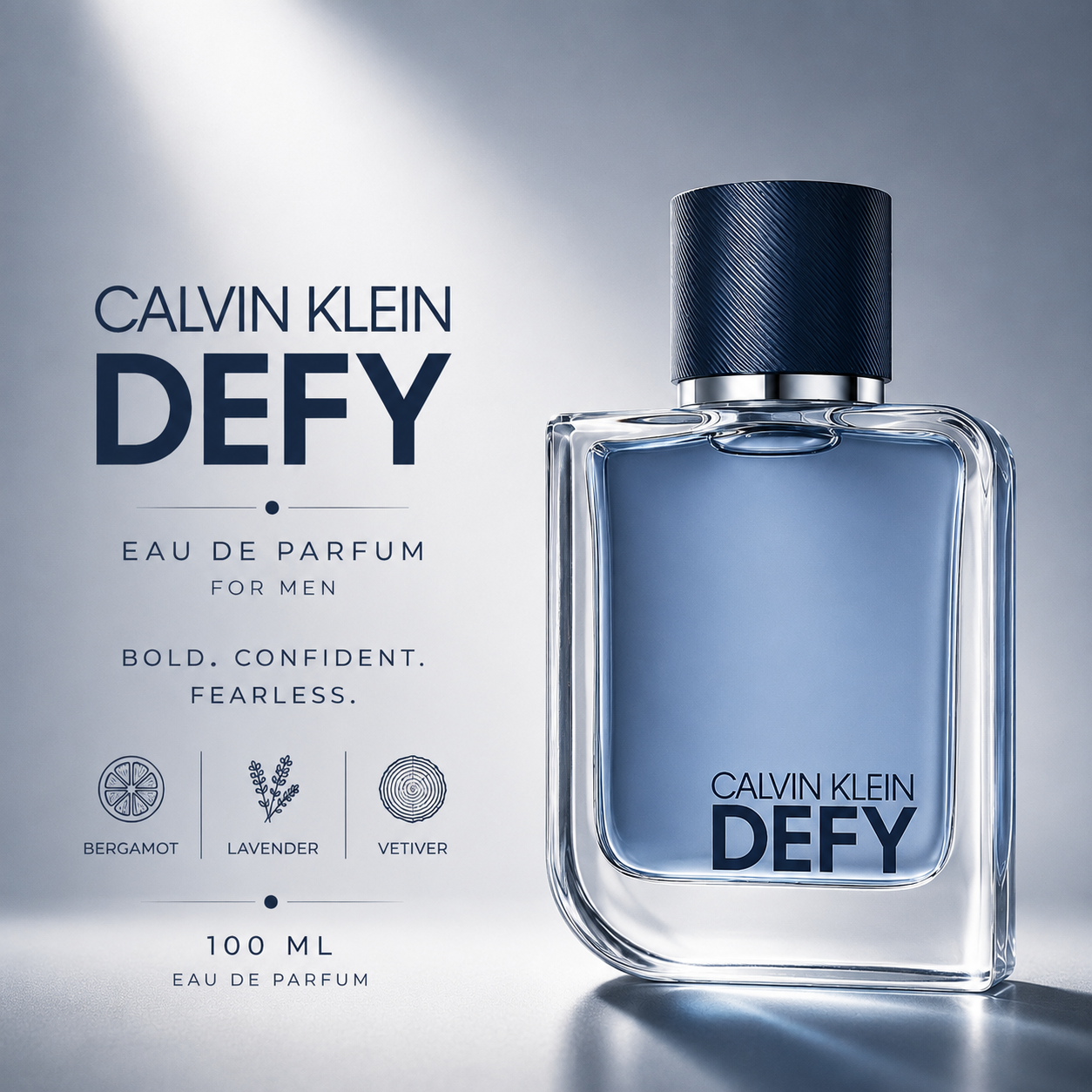 Calvin Klein Defy for Men Eau de Parfum – 100ml