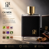 Carolina Herrera CH Men Eau de Toilette – 200ml | Oriental Spicy Fragrance