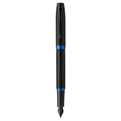 Parker IM Vibrant Ring Fountain Pen – Blue | Premium Fountain Pen