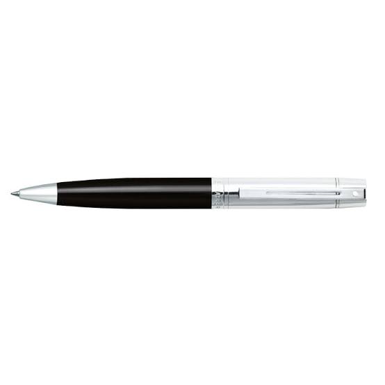 Sheaffer 9331 Ballpoint Pen – Shiny Chrome Cap & Black Barrel