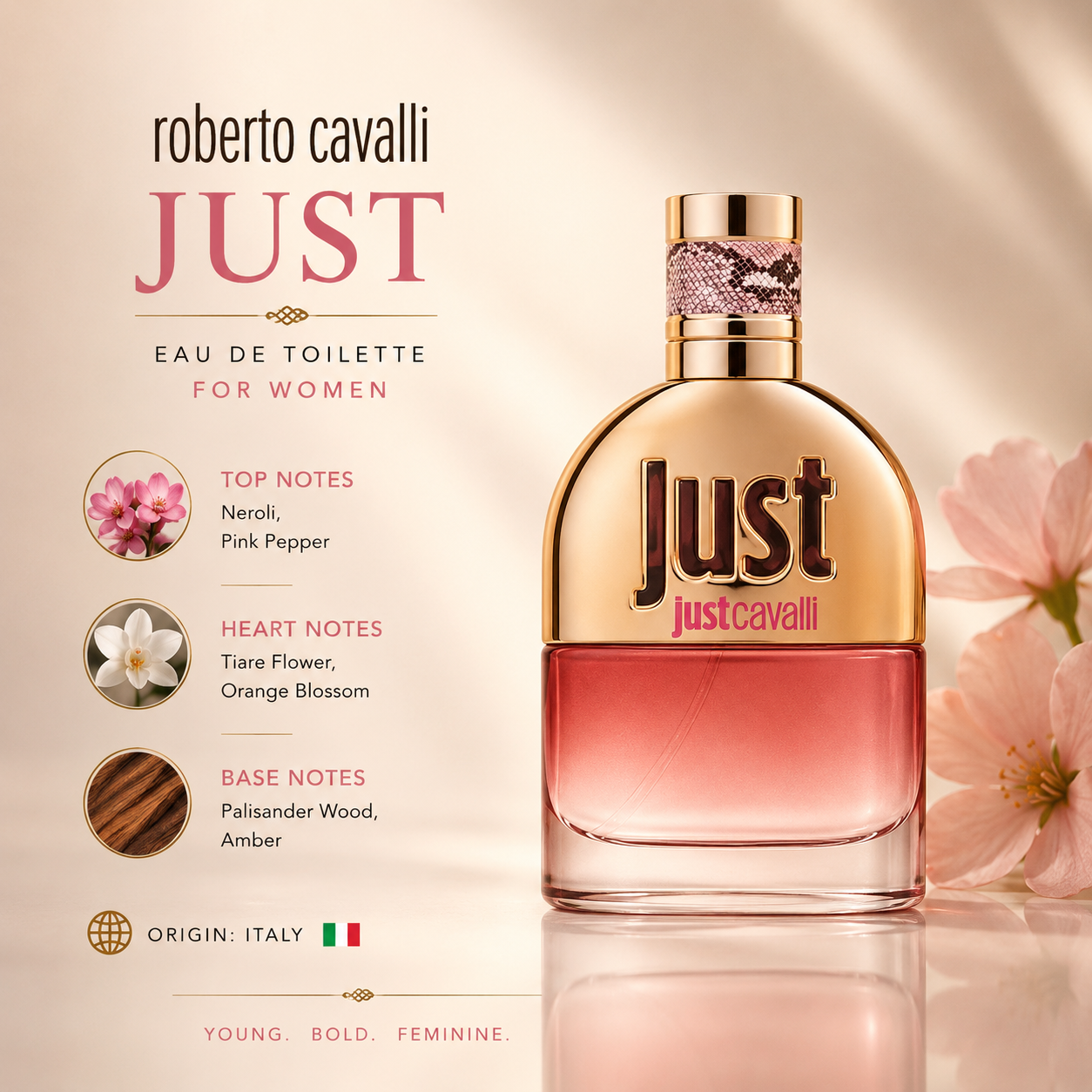 Roberto Cavalli Just Her Eau de Toilette 75ml