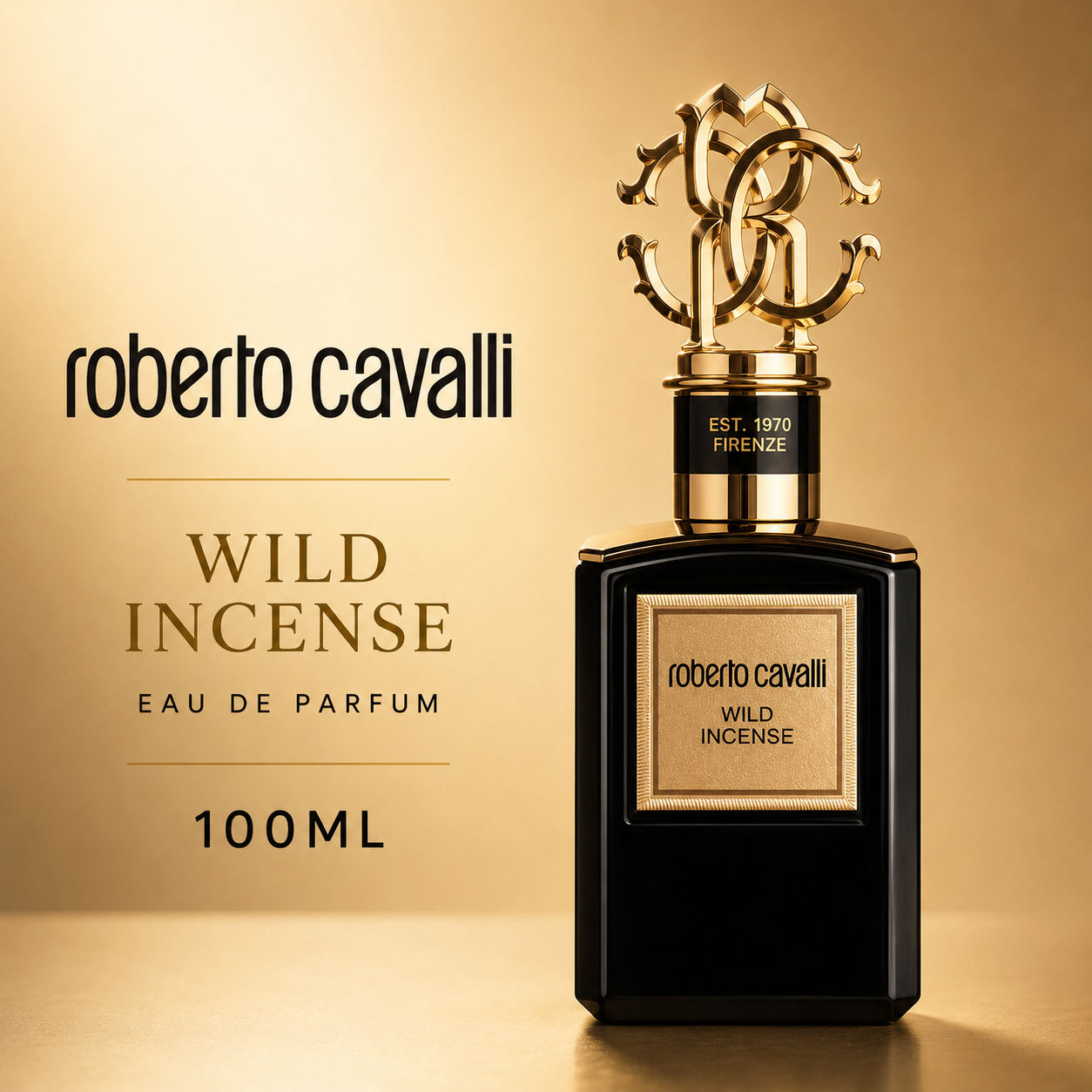 Roberto Cavalli Gold Collection Wild Incense Eau de Parfum 100ml