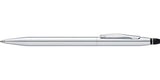 Cross Click Chrome Ballpoint Pen & A5 Notebook Gift Set - Black