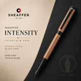 Sheaffer Intensity Bronze Fountain Pen – Black Trim