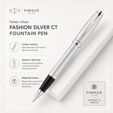 Parker Urban Fashion Silver CT Fountain Pen