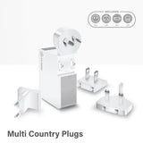 Alogic 60W USB-C Laptop & MacBook Charger – Travel Edition | AU, EU, UK, US Plugs + 2m Cable