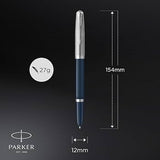 Parker 51 Rebirth Fountain Pen – Midnight Blue with Chrome Trim | Premium Fountain Pen